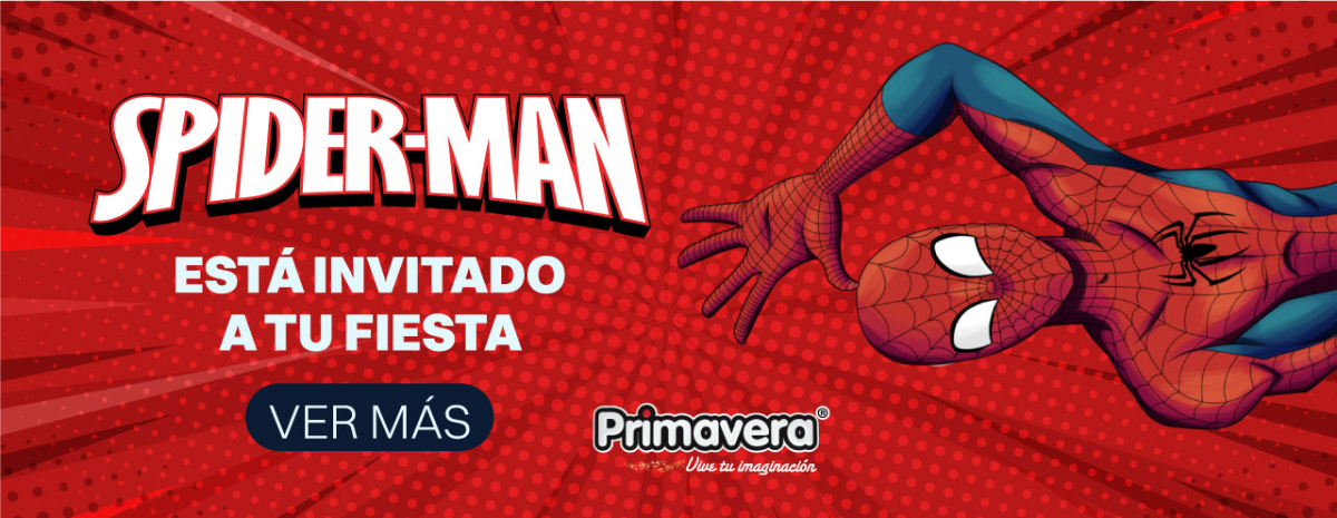 Primavera - Spider-Man está invitado a tu fiesta